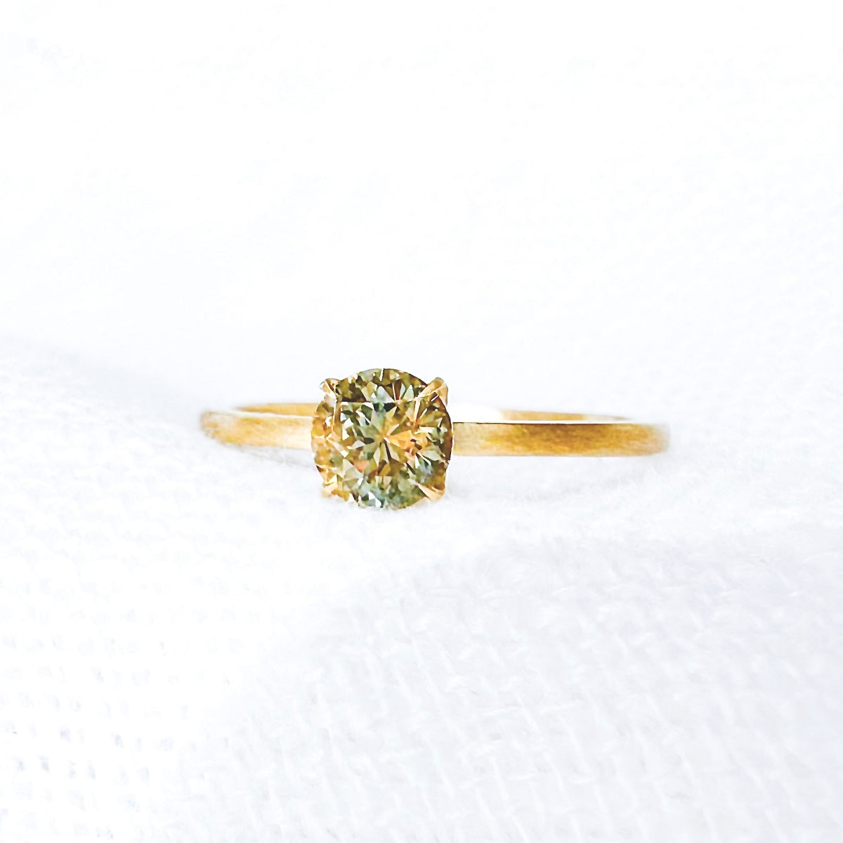 Bi-color Montana Sapphire Ring